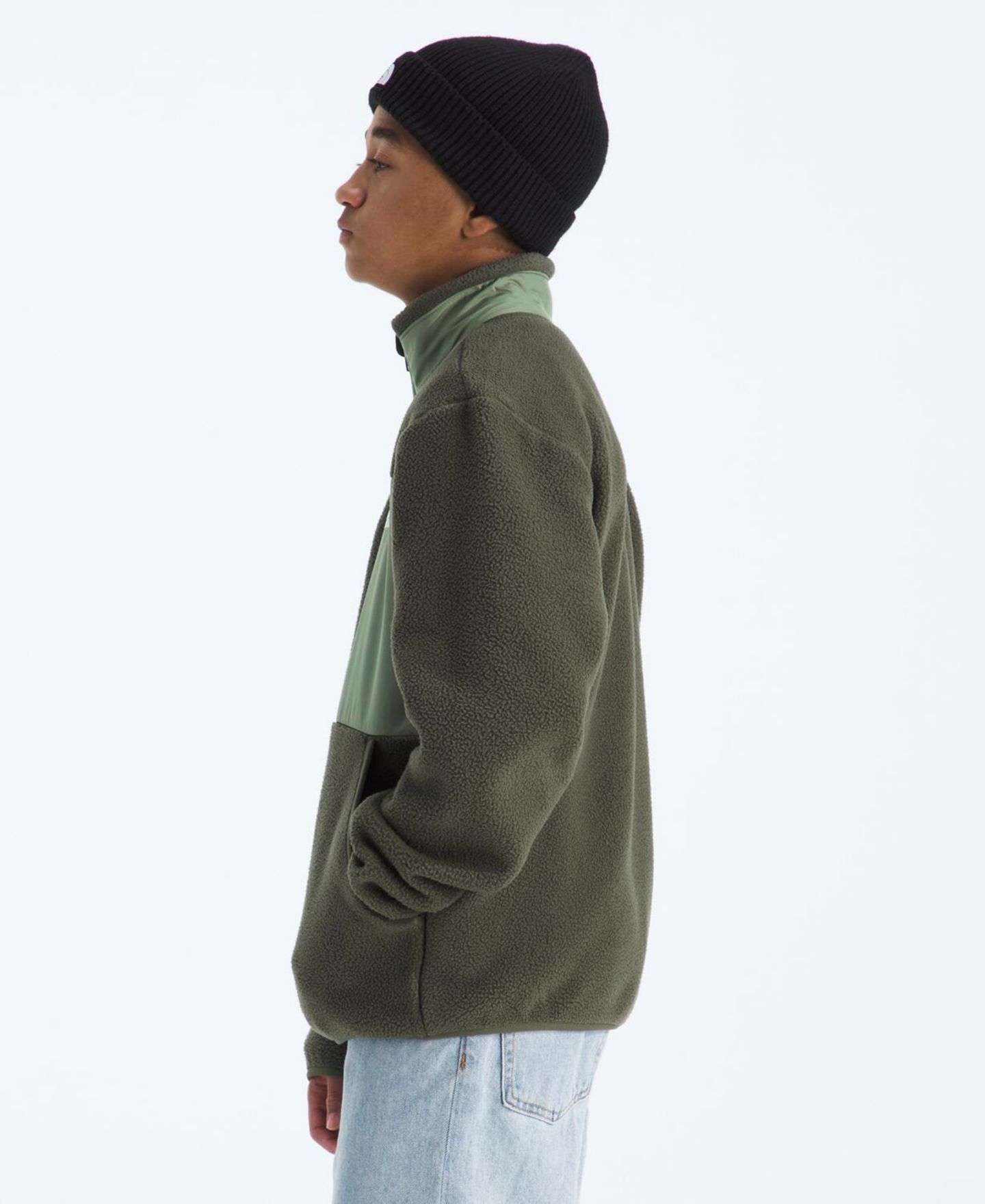 Куртка The North Face Yumiori Full Zip Jacket для мальчиков, цвет: Серо-коричневый зелёный / Туманный — фото 3