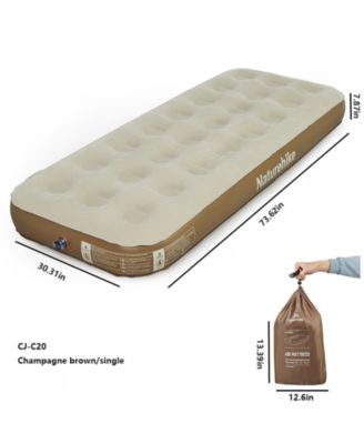 1/2/3 Person Self-Inflating Camping Air Mattresses,3 sizes Thick-Portable Lightweight Unmute-Sleeping Mat with Built-in Inflation Pump