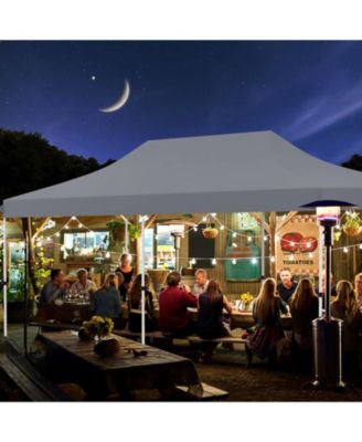 10 x 20FT Pop up Canopy Outdoor Canopy Tent with 6 Sidewalls Carrying Bag