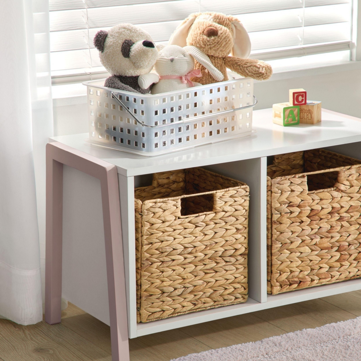 iDesign Medium Stackable Shower Caddy Basket, Clear/Frost, Made in Usa