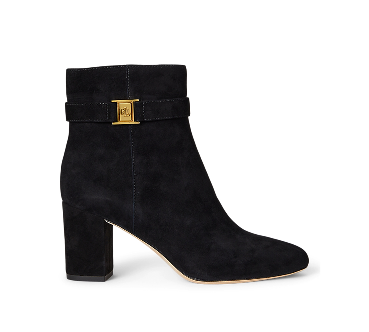 Ralph Lauren Women's Kellie Suede Heel Booties In Animal Print