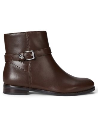 Women's Brooke II Stacked Leather Heel Booties