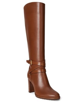 Lauren Ralph Lauren - Women's Collins Stacked Heel Tall Boots