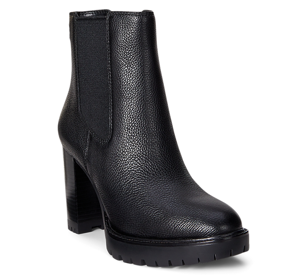 Ralph Lauren Women's Layne Chelsea Booties In Black