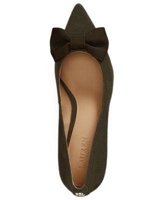Women's Adrienne Suede Bow Pumps