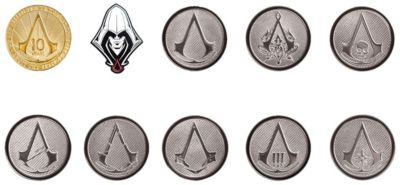 Assassin's Creed Collector Pins - One Randomly Selected Pin