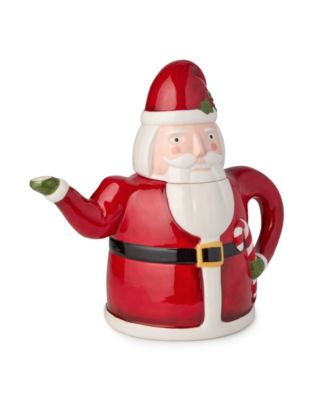 Nutcracker Parade 3-D Santa Teapot