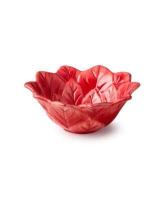 Winter Blooms Poinsettia Ice Cream Bowls, Set of 4