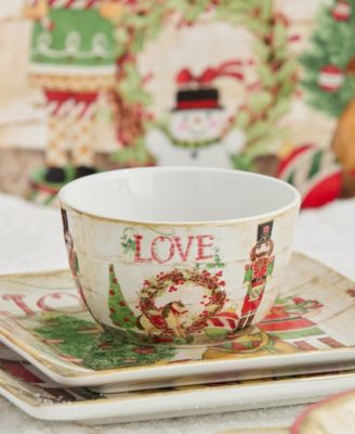 Nutcracker Parade Ice Cream Bowls, Set of 4