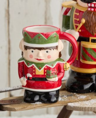 Nutcracker Parade 3-D Mugs, Set of 4