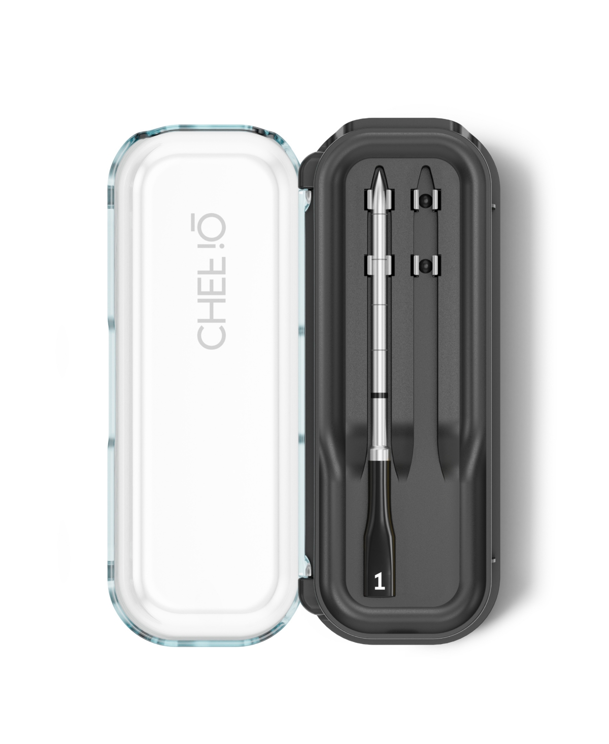 Chefman Chef Iq Sense Smart Thermometer, 2 Temperature Probes In Gray