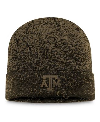 Top of the World - Men's&nbsp; Olive/Black Texas A&M Aggies Cuffed Knit Two-Tone Hat