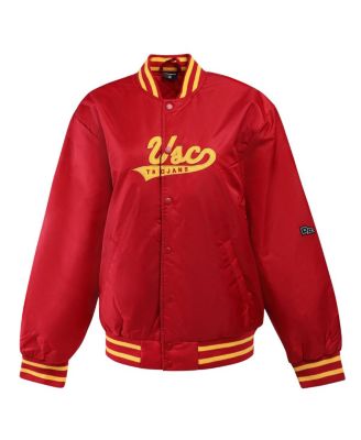 Women's Cardinal USC Trojans A-Game Varsity Full-Snap Jacket