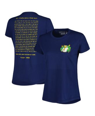 Baseballism - Women's Navy Field of Dreams People Will Come T-Shirt