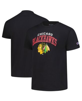 Champion - Men's Black Chicago Blackhawks Primary Logo T-Shirt