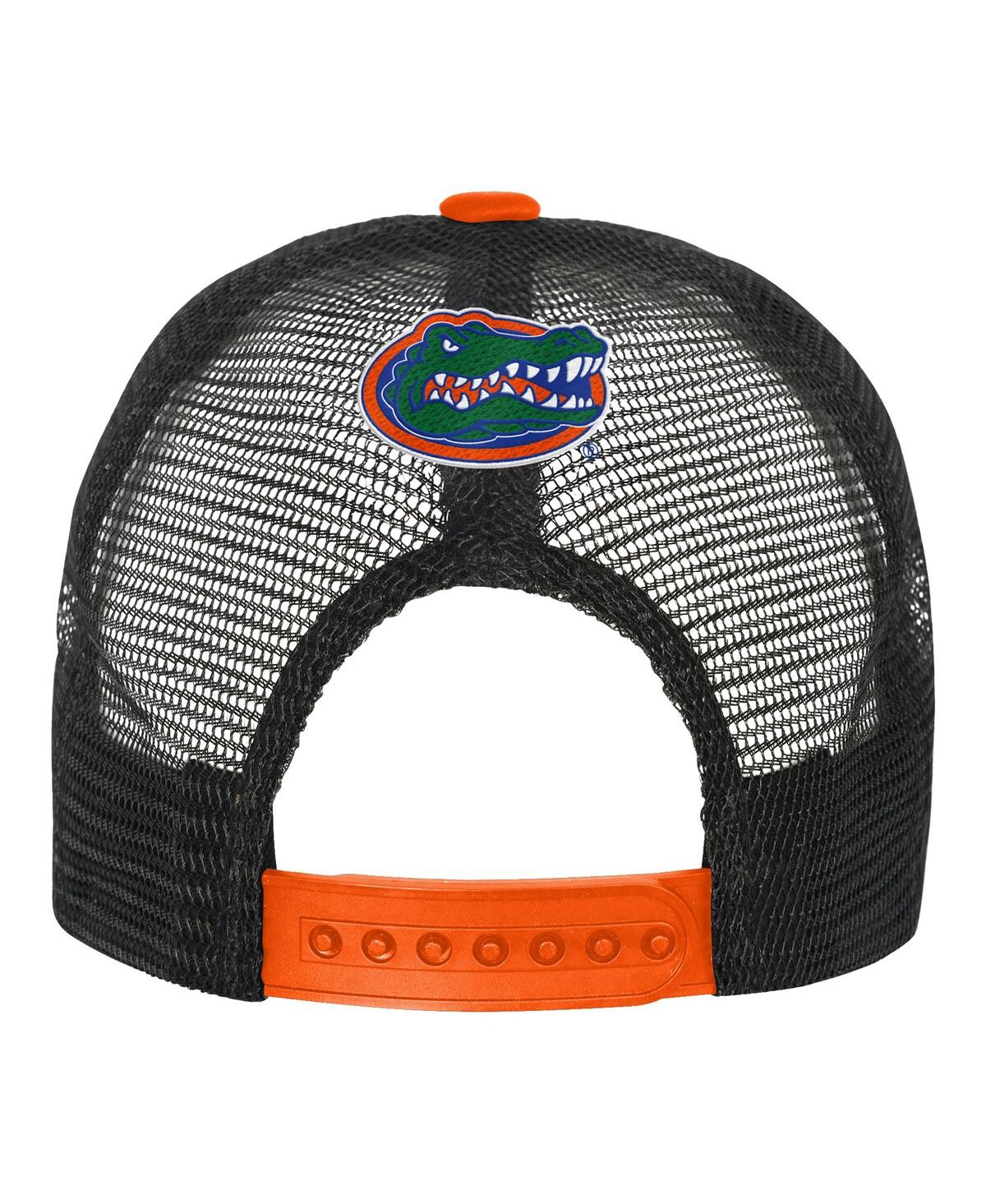 Outerstuff Big Boys And Girls Royal/cream Florida Gators Modern Fan Trucker Adjustable Hat In Red