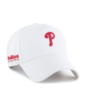'47 Brand - Men's White Philadelphia Phillies Foundational Pinch Offside Adjustable Hat