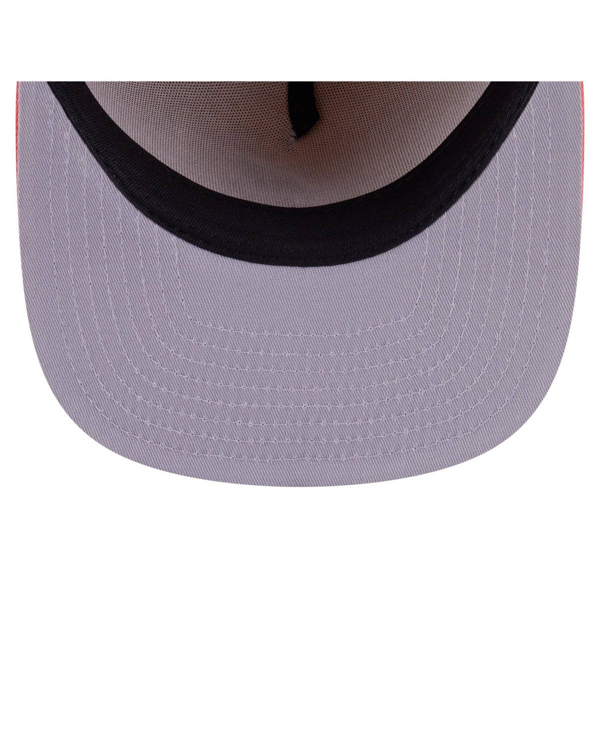 New Era Men's Light Beige/coral Atlanta Braves Two-tone Color Pack A-frame 59fifty Fitted Hat