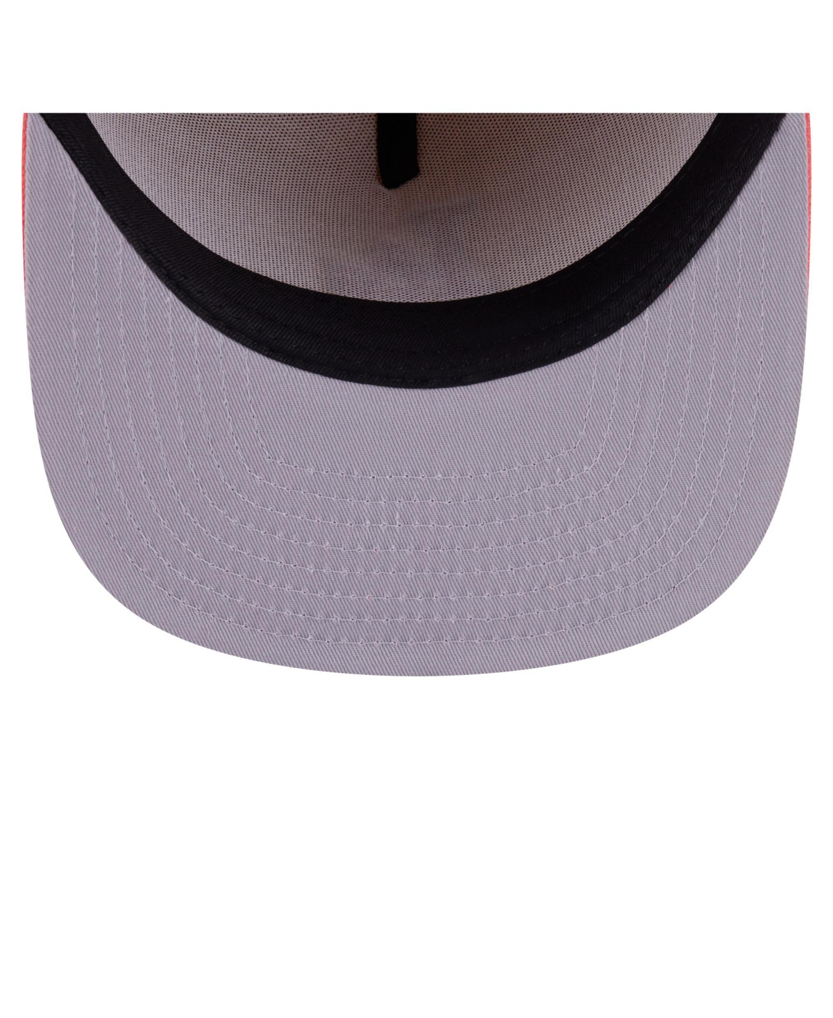 New Era Men's Light Beige/coral Los Angeles Dodgers Two-tone Color Pack A-frame 59fifty Fitted Hat