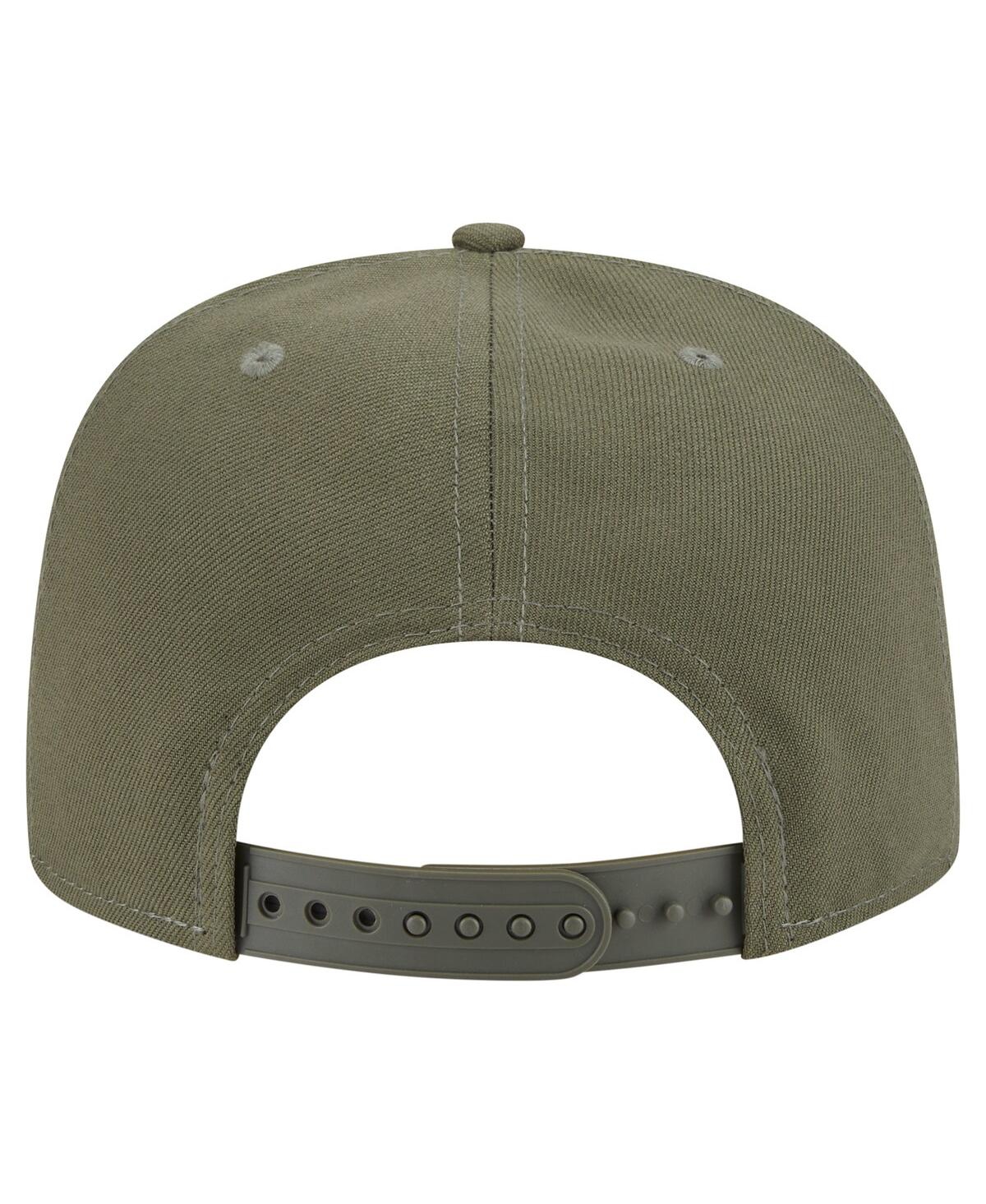 New Era Men's Olive Las Vegas Raiders Color Pack A-frame 9fifty Snapback Hat In Green