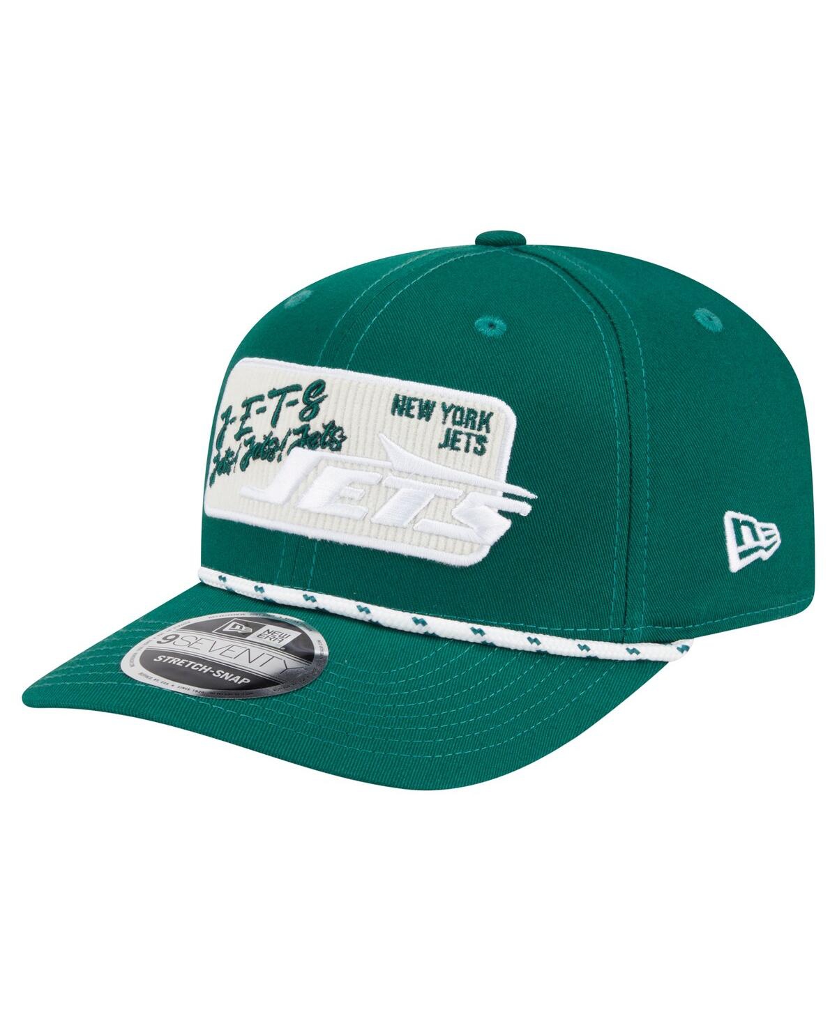 New Era Men's Green New York Jets Chant 9seventy Stretch-snap Hat In Green