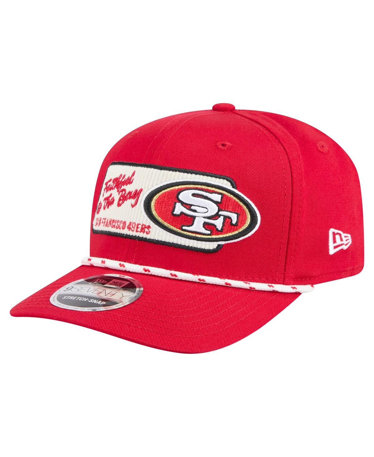 New Era Men's Scarlet San Francisco 49ers Chant 9seventy Stretch-snap Hat In Red