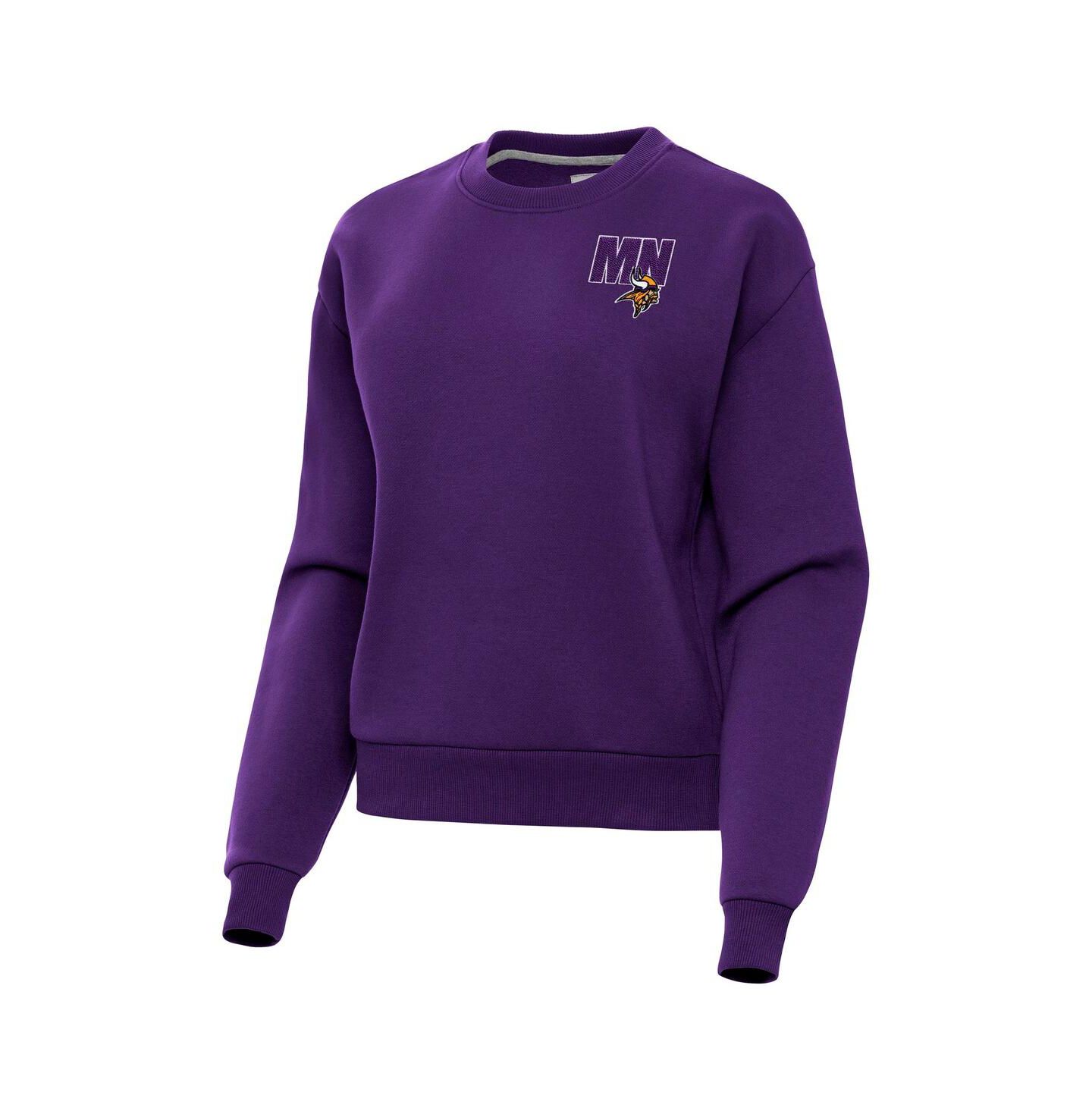 Женская толстовка Antigua Purple Minnesota Vikings Victory Pullover — фото 1