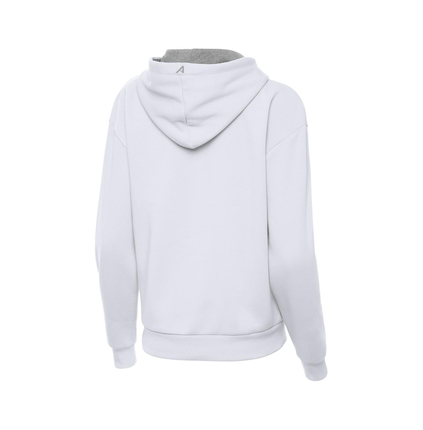 Женское худи Antigua White Minnesota Vikings Victory Pullover — фото 2