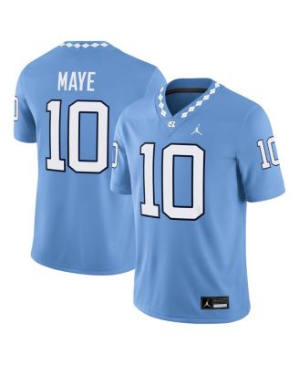 Jordan - Men's  Drake Maye Light Blue North Carolina Tar Heels Home Game Jersey