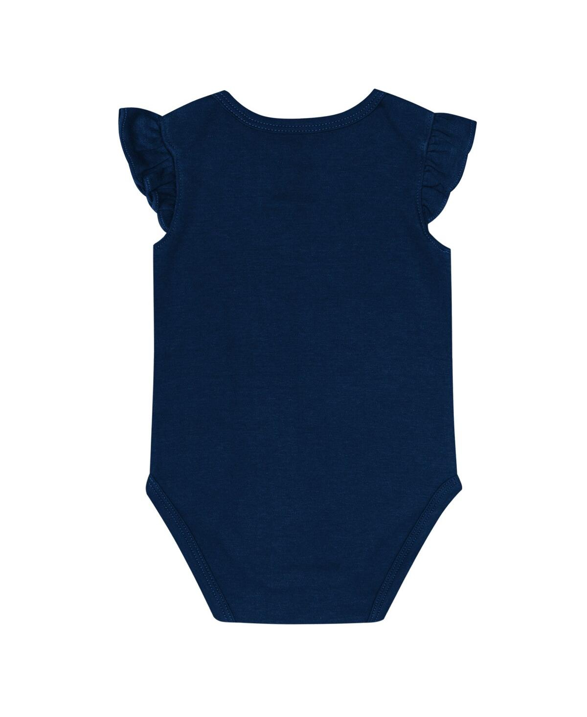 Outerstuff Baby Boys And Girls 2-piece Navy/green Notre Dame Fighting Irish Little Sunshine Bodysuit Set In Green
