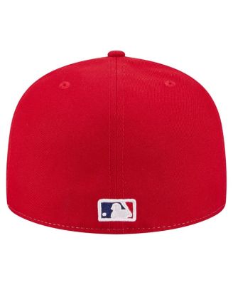 Men's White/Red Philadelphia Phillies Repeat 59FIFTY Fitted Hat