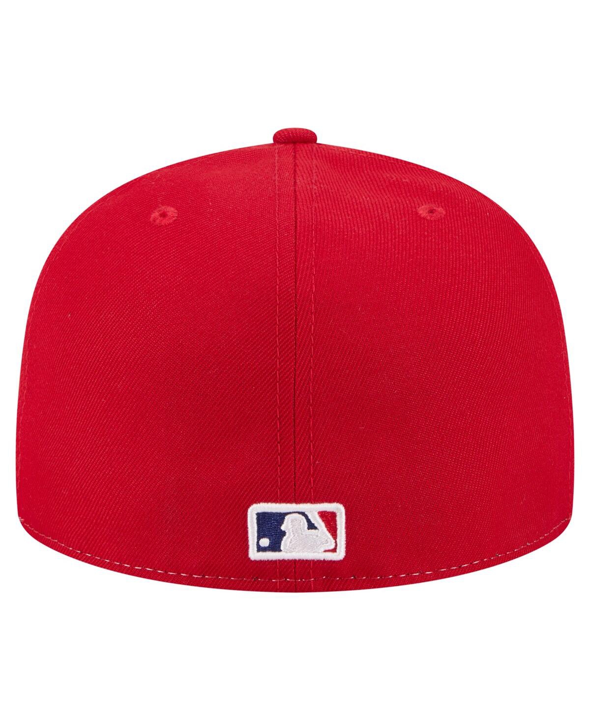 New Era Men's White/red Philadelphia Phillies Repeat 59fifty Fitted Hat In Multi