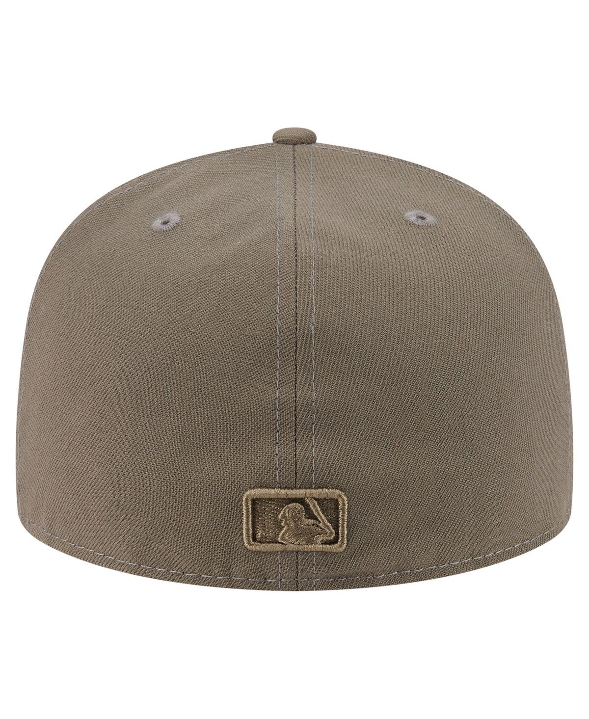 New Era Men's Olive Baltimore Orioles Color Pack A-frame 59fifty Fitted Hat In Green