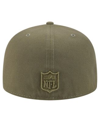 Men's Olive Pittsburgh Steelers Color Pack A-Frame 59FIFTY Fitted Hat