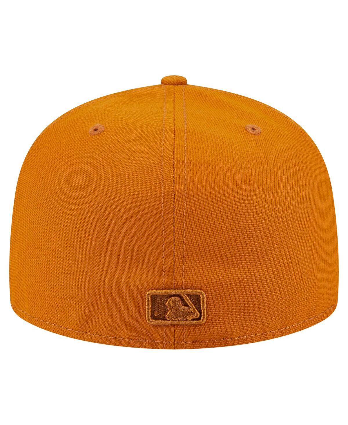 New Era Men's Orange San Diego Padres Color Pack A-frame 59fifty Fitted Hat In Orange