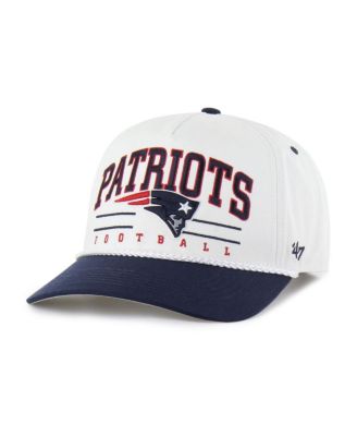 '47 Brand - Men's White New England Patriots Roscoe Two-Toned Hitch Adjustable Hat