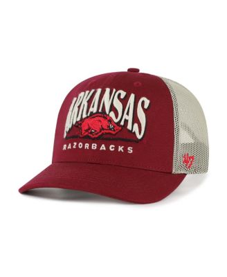 '47 Brand - Men's Cardinal Arkansas Razorbacks Arid Adjustable Trucker Hat