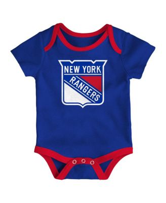 Newborn 3-Pack New York Rangers Loyal Buddies Bodysuit Set