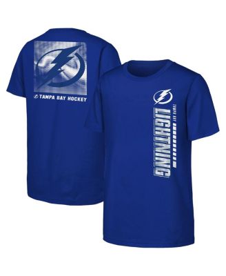 Outerstuff - Big Boys and Girls Blue Tampa Bay Lightning Atmosphere T-Shirt
