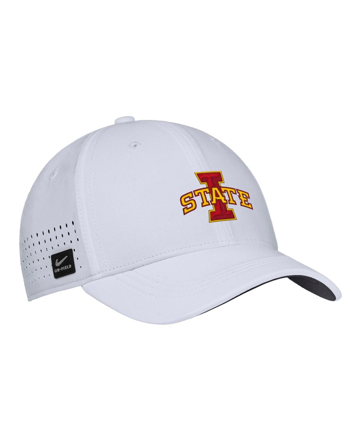 Nike Men's White Iowa State Cyclones 2025â On-field Performance Flex Hat In White
