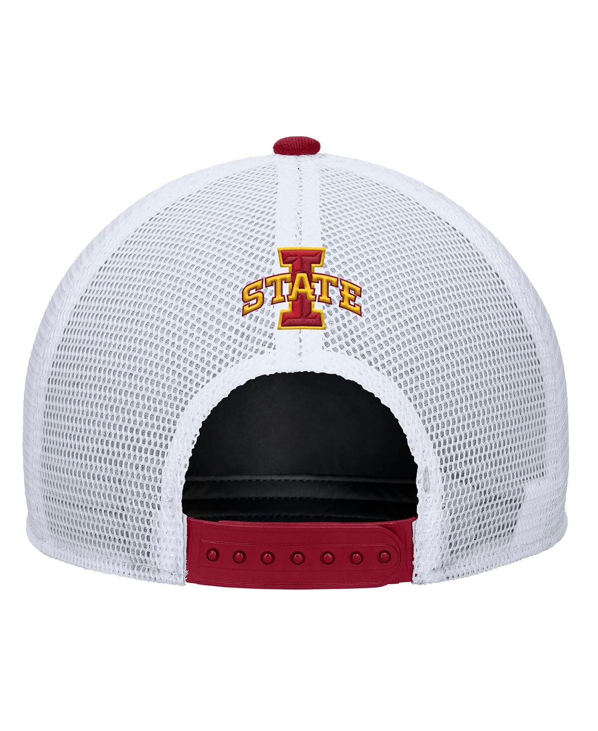 Nike Men's Cardinal Iowa State Cyclones 2025 On-field Rise Trucker Adjustable Hat In Red