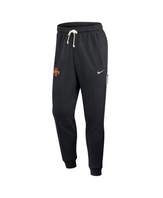 Men's Black Iowa State Cyclones 2025 Sideline Performance Taper Pants