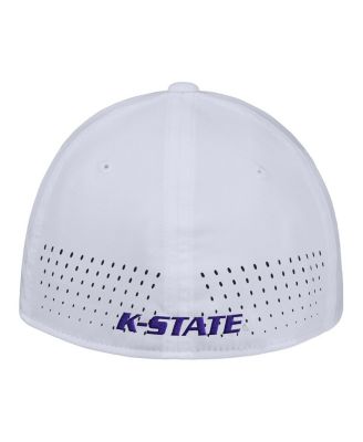 Men's White Kansas State Wildcats 2025&nbsp;On-Field Performance Flex Hat