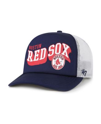 '47 Brand - Men's Navy Boston Red Sox Meander Foam Trucker Snapback Hat