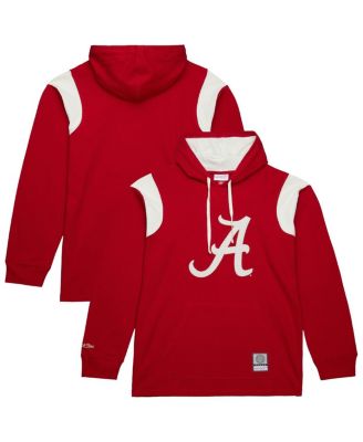 Mitchell & Ness - Men's Crimson Alabama Crimson Tide Thermal Lightweight Hoodie