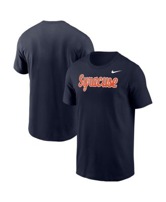 Nike - Men's Navy Syracuse Orange Script T-Shirt
