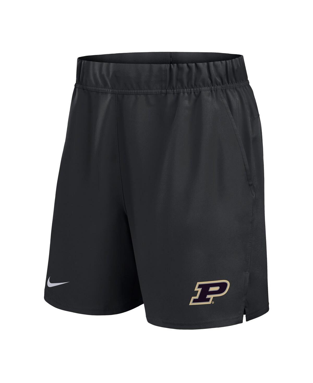 Nike Men's Black Purdue Boilermakers Performance Victory Shorts In Black