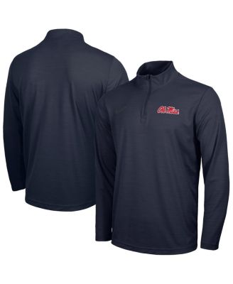 Nike - Men's Navy Ole Miss Rebels Intensity Performance Quarter-Zip Pullover Sweatshirt