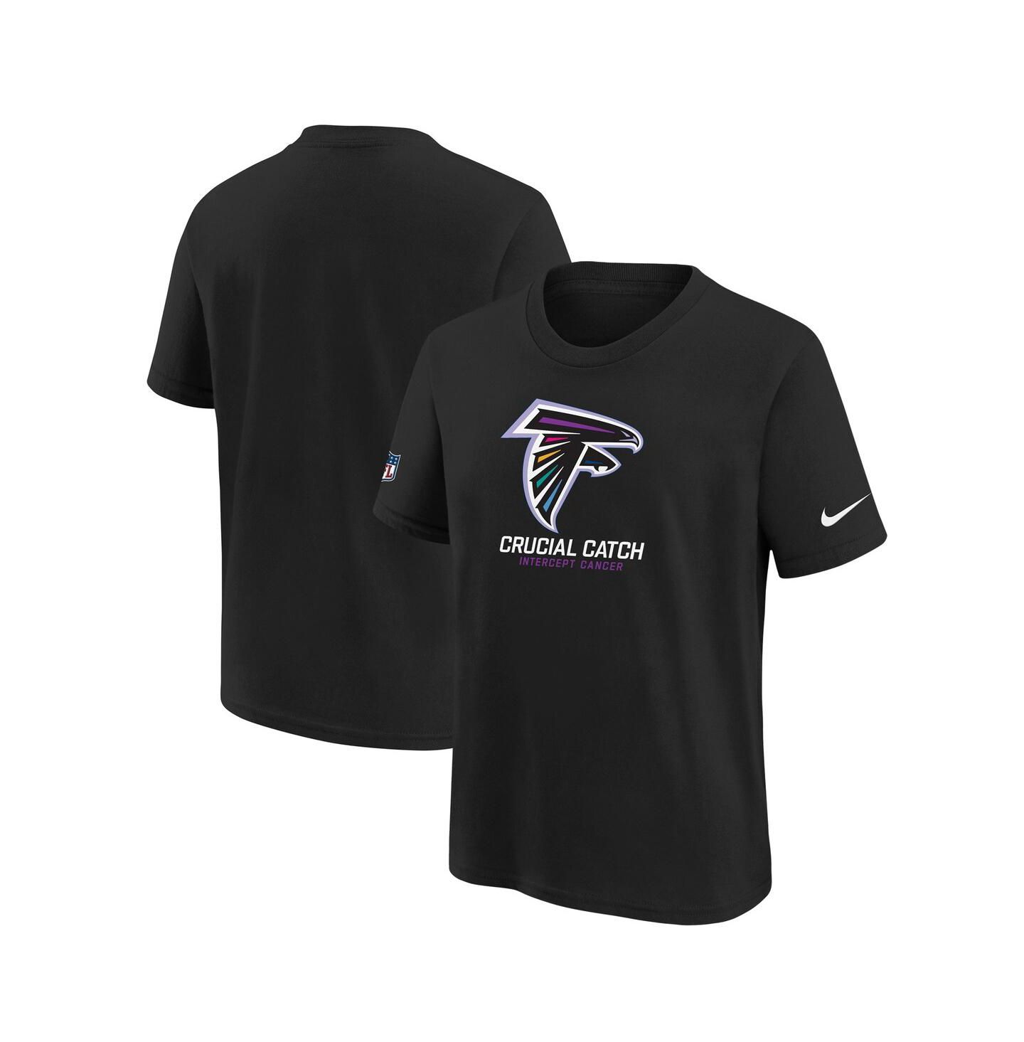 Детская футболка Nike Black Atlanta Falcons 2024 NFL Crucial Catch — фото 1