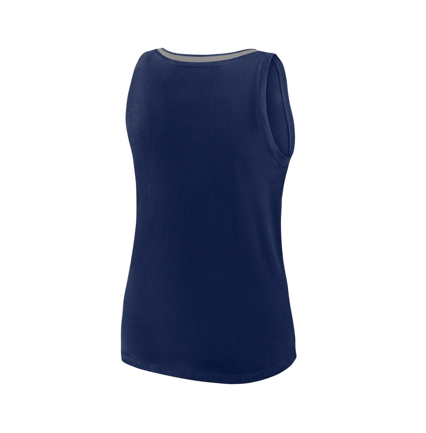 Женский топ Logo Athletic Navy Dallas Cowboys Plus Size Stellar Win V-Neck — фото 2